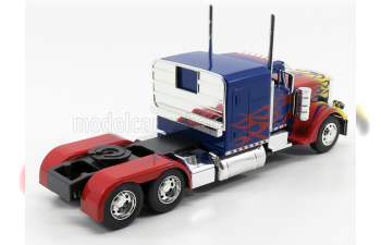 WESTERN STAR Tractor Truck (1986) - Optimus Prime Transformers, Blue Red