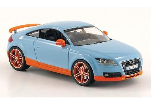 AUDI TT Coupe тюнинг „Gulf“ (2008), light blue