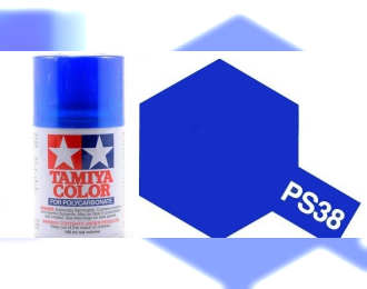 Краска спрей полупрозрачный синий PS-38 Transluscent Blue (в баллоне), 100 мл.