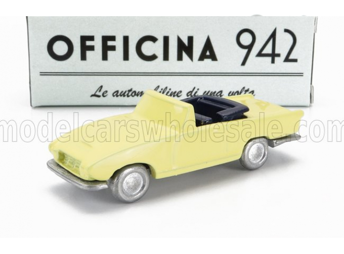 FIAT 1200 Spider Carrozzeria Ghia Cabriolet Open (1958), Yellow