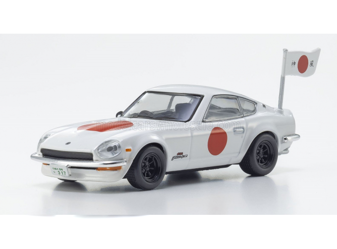 NISSAN Fairlady Z 432r (1972) - The Circuit Wolf - By Satoshi Ikezawa - Manga Movie, White