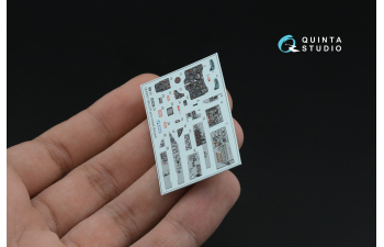 Декаль интерьера кабины МиГ-21Р, серые панели (Eduard) (с 3D-печатными деталями)