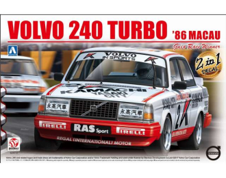 Сборная модель Volvo 240 Turbo Macau GP Guia race winner, plastic modelkit 1986