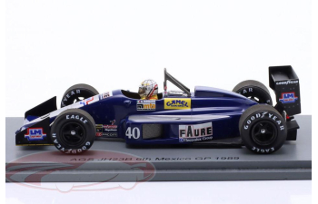 AGS JH23B №40 6th Mexico GP Formula 1 Gabriele Tarquini (1989)