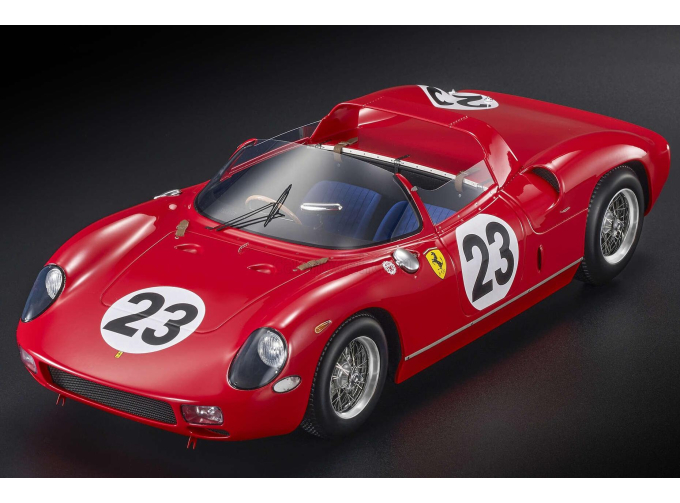 FERRARI 250P Spider 3.0l v12 Team Ferrari Spa Sefac №23 24h Le Mans (1963) John Surtees - Willy Mairesse