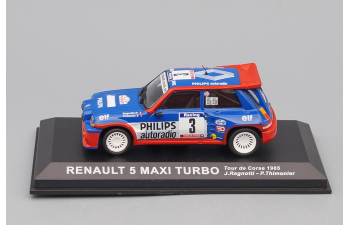 RENAULT 5 Maxi Turbo #3, blue / red