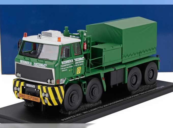 WILLEME Tg250 Truck Dessirier & Zucconi Transport 4-assi (1962), Green