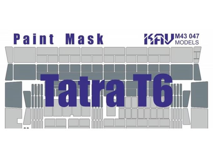 Маска окрасочная на остекление Tatra T6 (AVD)