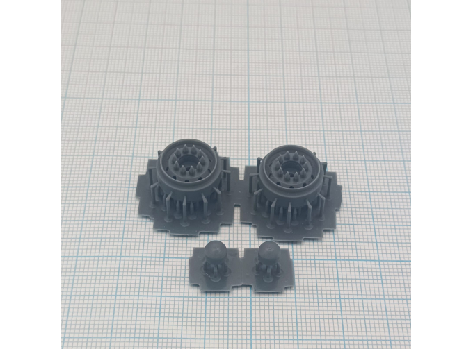 Диск колесный грузовой легкосплавный 11,75х22,5, рулевая ось для американских тягачей, комплект 2 шт.