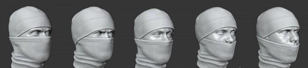 Российские солдаты (в шапочках и баффах)