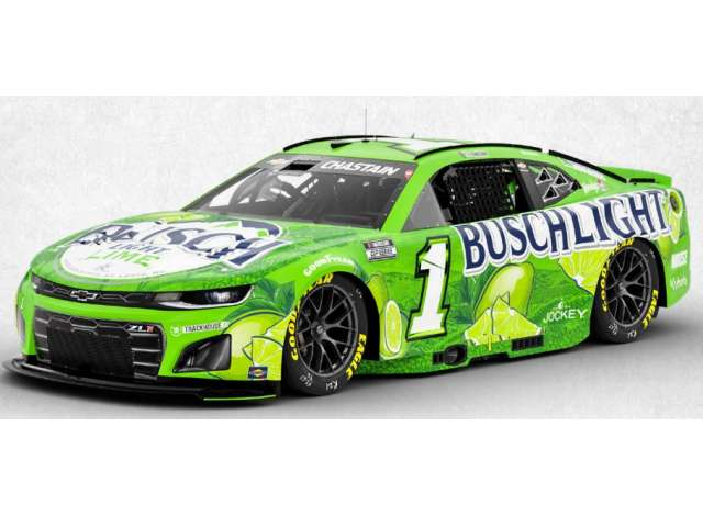 Chevrolet #1 Ross Chastain *Busch Light Lime*, green 2025