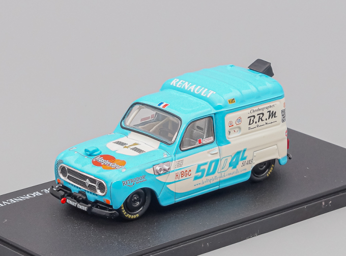 RENAULT 4 Fourgonnette "Les Triplettes De Bonneville" (2011), white / blue