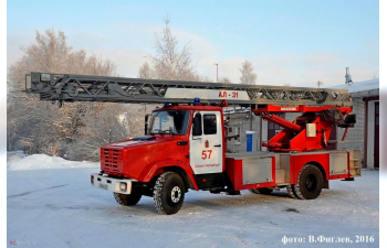 Набор для конверсии Пожарная автолесница АЛ-31 (4331)+рама