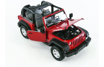 JEEP Wrangler Rubicon open (2007), красный