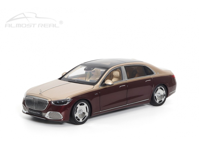 MERCEDES-BENZ-Maybach S-Class S680 (2021), Kalahari Gold / Rubellite Red