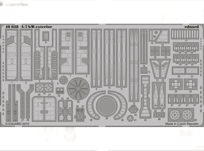 Фототравление A-7A/B exterior