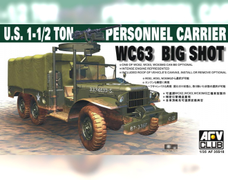Сборная модель Американский военный автомобиль Wc63 'Big Shot'  1-1/2 ton