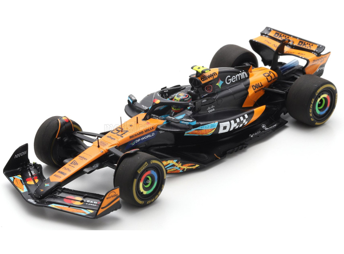 McLAREN F1 Mcl39 Team Mclaren №81 2nd Abu Dhabi Gp( 2025) Oscar Piastri, Orange Black