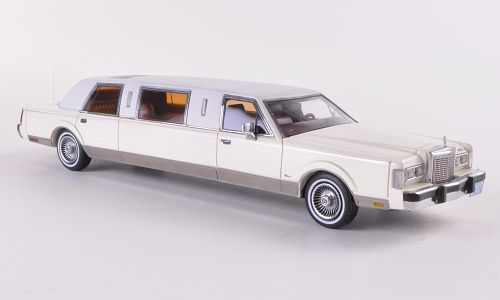 LINCOLN TOWNCAR Formal Limousine Stretch 1985, White