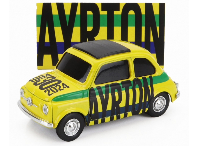 FIAT 500 Brums Ayrton - 30th Anniversary (1994-2024), Yellow Green