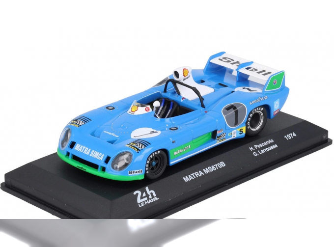 MATRA SIMCA Ms670b 3.0l V12 Team Matra Sport №7 Winner 24h Le Mans (1974) Henri Pescarolo - Gerard Larrousse, Bluette Green White