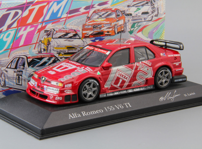 ALFA ROMEO 155 V6 TI DTM Team Alfa Corse N. Larini #1 (1994), red