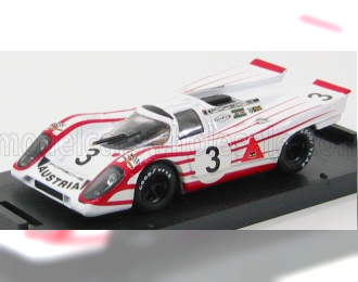 PORSCHE 917k 4.5l №3 24h Daytona 1970 K.Ahrens - V.Elford, White Red