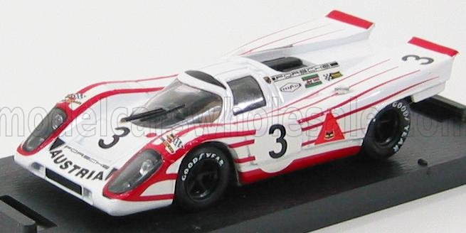 PORSCHE 917k 4.5l №3 24h Daytona 1970 K.Ahrens - V.Elford, White Red