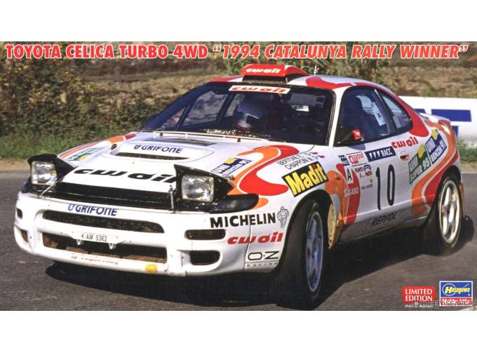 Сборная модель TOYOTA Celica Turbo 4wd N 10 Winner Rally Catalunya 1994 Bertone - Chiapponi