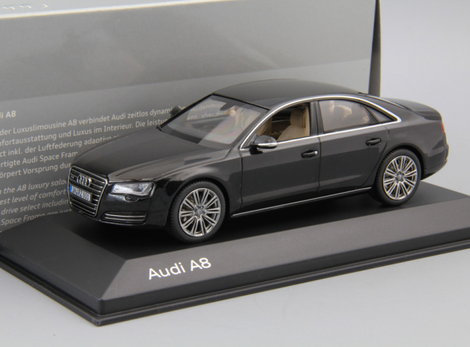 AUDI A8 TFSI (2010), phantom black metallic