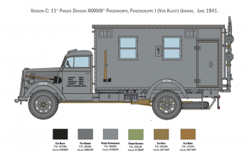 Сборная модель Opel Blitz radio truck