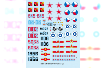 Сборная модель Советский фронтовой истребитель МиГ-21Ф