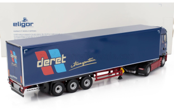 RENAULT T-high Truck Cassonato Deret Transports (2023), blue