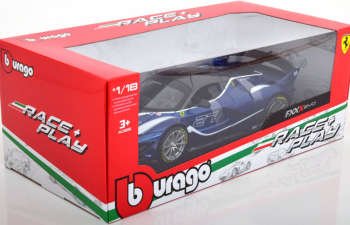 FERRARI Fxx-k Evo N27 Hybrid 6.3 V12 1050hp (2018), blue black