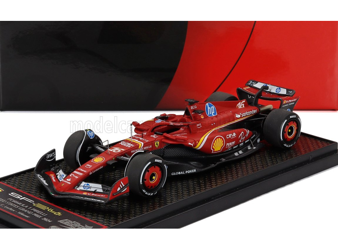 FERRARI F1 Sf-24 Team Scuderia Ferrari Sf24 №16 Winner Austin Usa Gp (2024) Charles Leclerc, Red Black