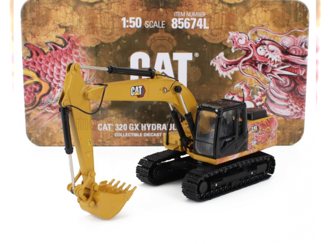 CATERPILLAR Cat320 Gx Escavatore Cingolato - Tractor Hydraulic Excavator Scraper, Yellow Black
