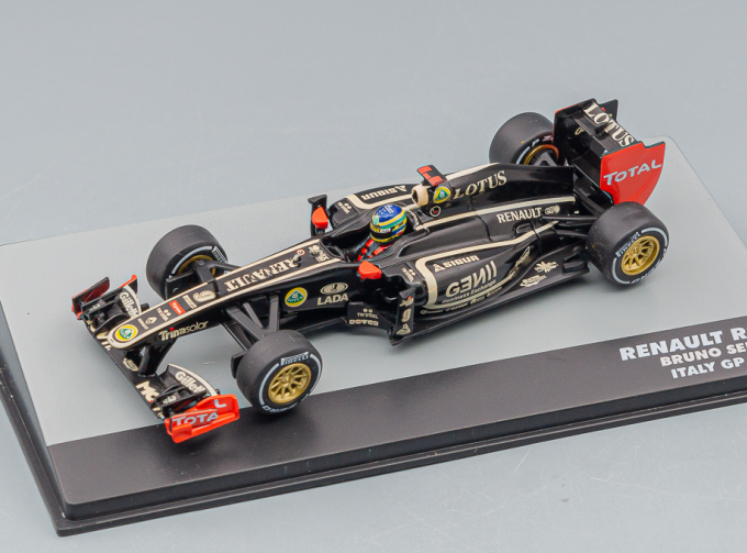 RENAULT F1 Rs31 Team Lotus N 9 Italian Gp Monza (2011) B.Senna, Black Gold