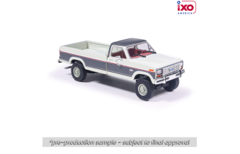 FORD F-150 XLT Lariat Long Bed Styleside 4x2 pick-up (1986), white / grey