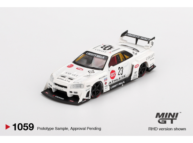 NISSAN LB-ER34 Super Silhouette "ATHLETE/COLLET"