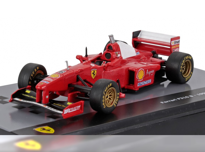 FERRARI F1 F310b №6 Season (1997) Eddie Irvine - Con Vetrina - With Showcase, Red