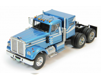 WHITE ROAD BOSS (1977), metallic blue / white