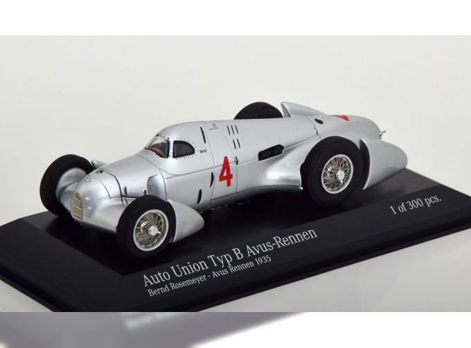 AUTO UNION Typ B №4 Avus race, Rosemeyer (1935)