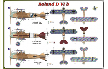 Сборная модель Roland D VI b