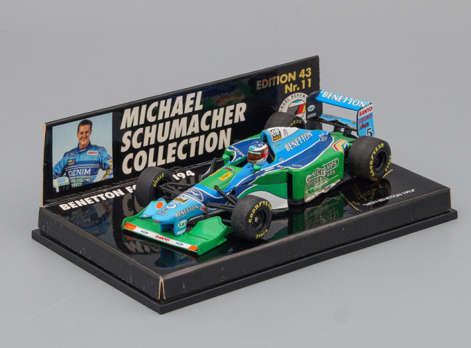 BENETTON Ford B 194 F1 #5 Season 1994 M.Schumacher, green / blue