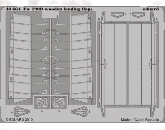 Фототравление Fw 190D wooden landing flaps