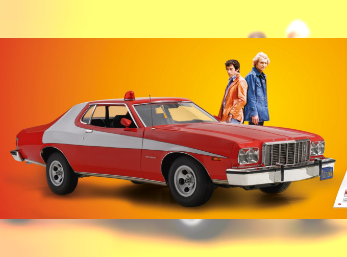 Сборная модель FORD Gran Torino из сериала Старски и Хатч (Starsky and Hutch 1975-1979)