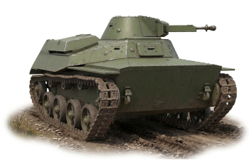 Сборная модель Советский легкий танк Т-30