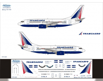 Декаль на боенг 737-700 (Transaero)