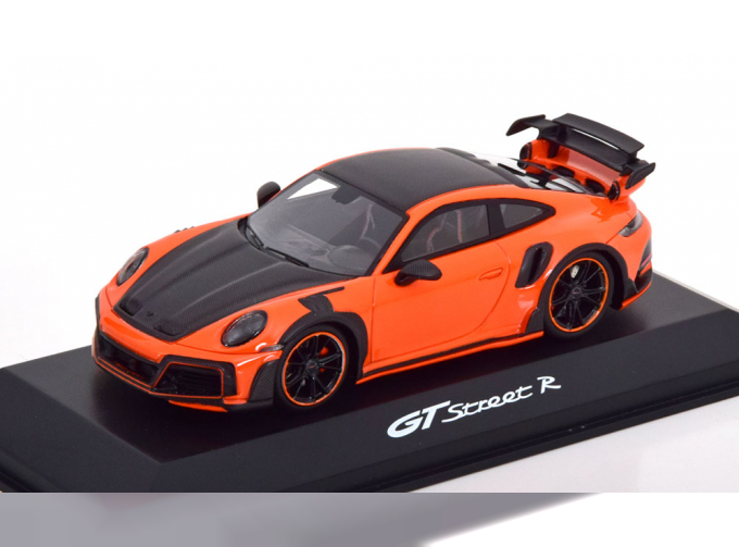 PORSCHE 911 992 Gt R Street Coupe (2021), orange/black