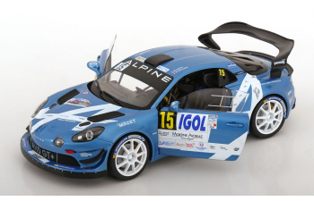 RENAULT Alpiune A110 Rgt №15 Rally Mont Blanc (2024) Raphael Astier - Denis Giraudet, Blue White